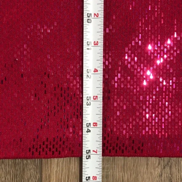 Like new! - ST. JOHN COUTURE Pink Sequined Evening Gown Maxi Dress - Picture 16 of 16